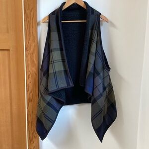 🤍 Reversible Teddy Fleece/Flannel Cardi